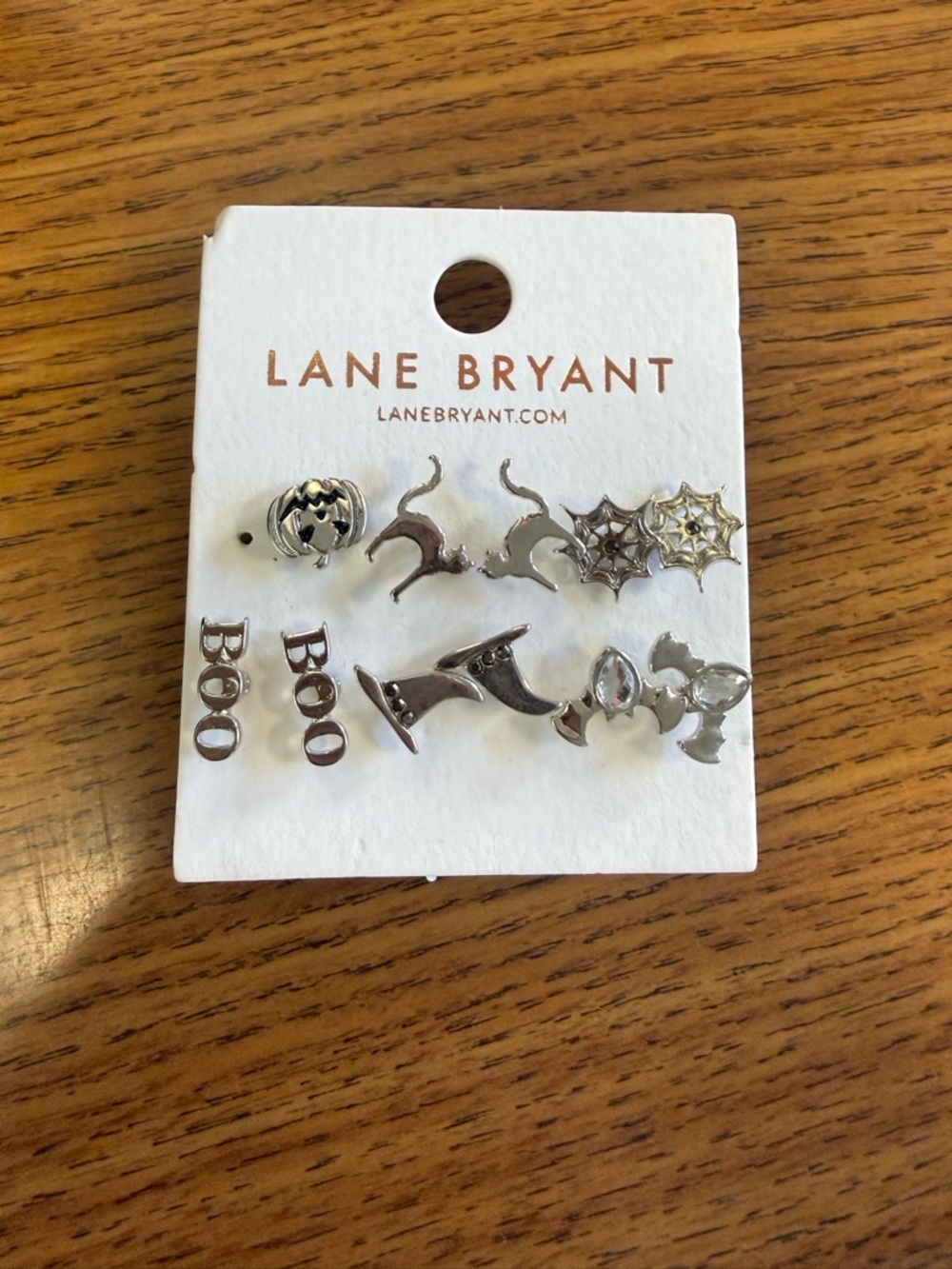 Lane Bryant Halloween Silver Earring Backing Pack